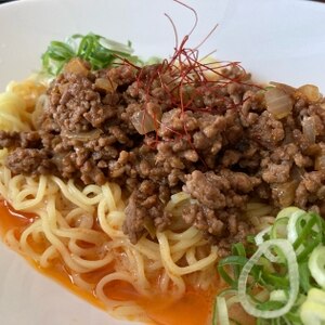 ピリピリ☆花椒たっぷり汁無し坦々麺